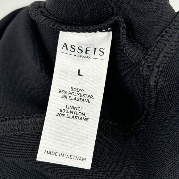 Spanx Assets Velvet Leggings Black Large - Picture 2 of 7